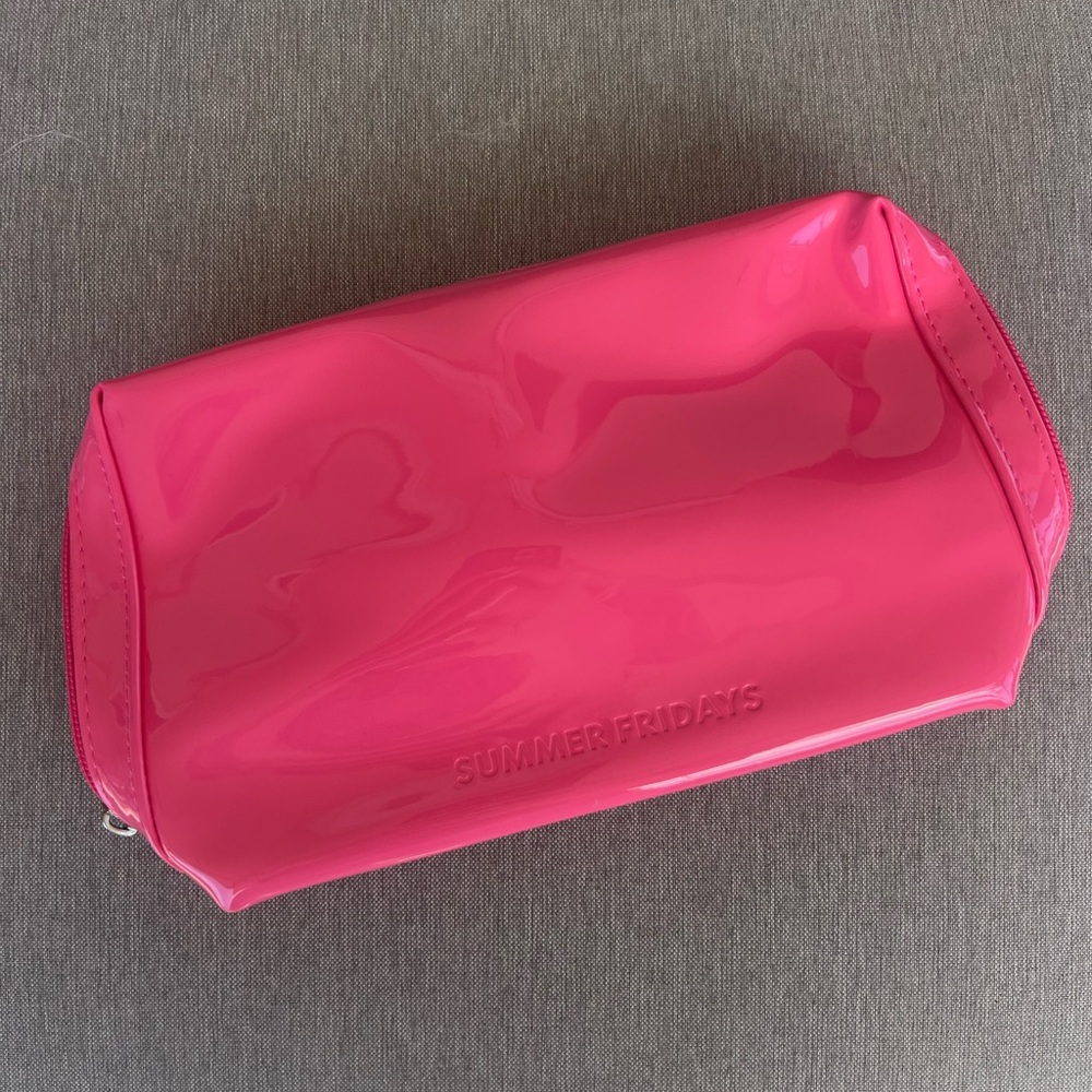 Summer Fridays Pink Guava Pouch For Cosmetics Brand New